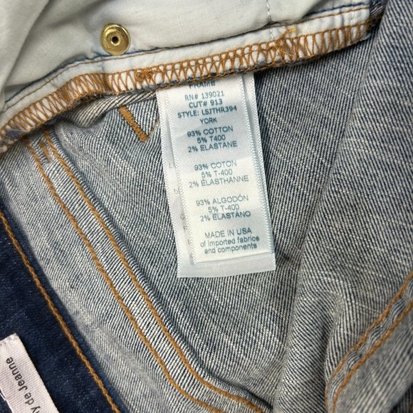 Frame Le Skinny De Jeanne Tulip Hem - Picture 3 of 4